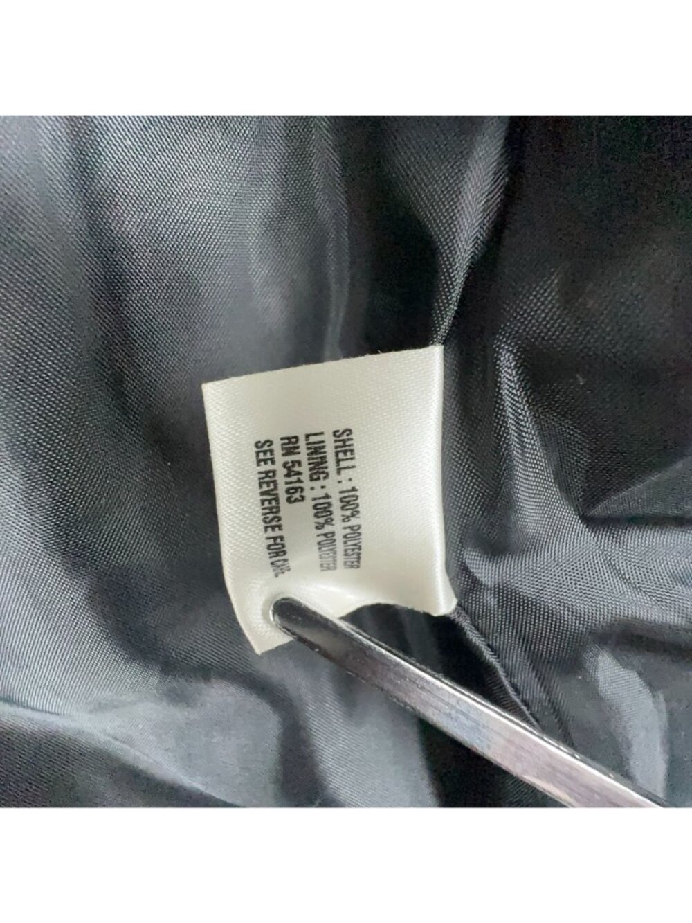 Calvin Klein Blazer Jacket Womens Size 4 Black Belted Button-Front Office Wear - Picture 6 of 12